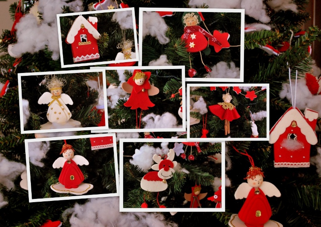 Foto Collage Di Natale.Collage Di Addobbi Natalizi Faso Tuto Mi